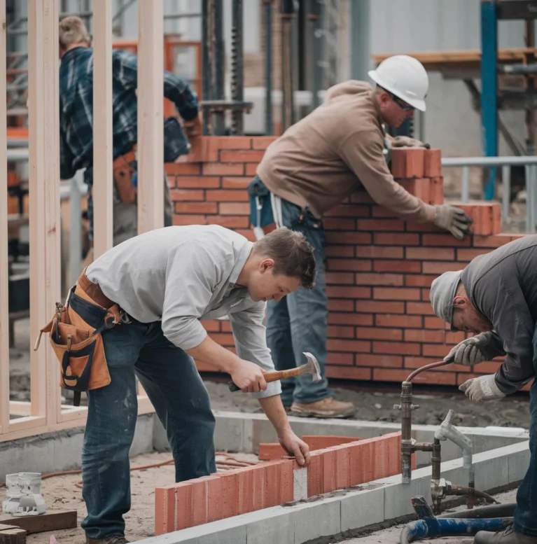 Construcción profesional de viviendas y espacios comerciales.