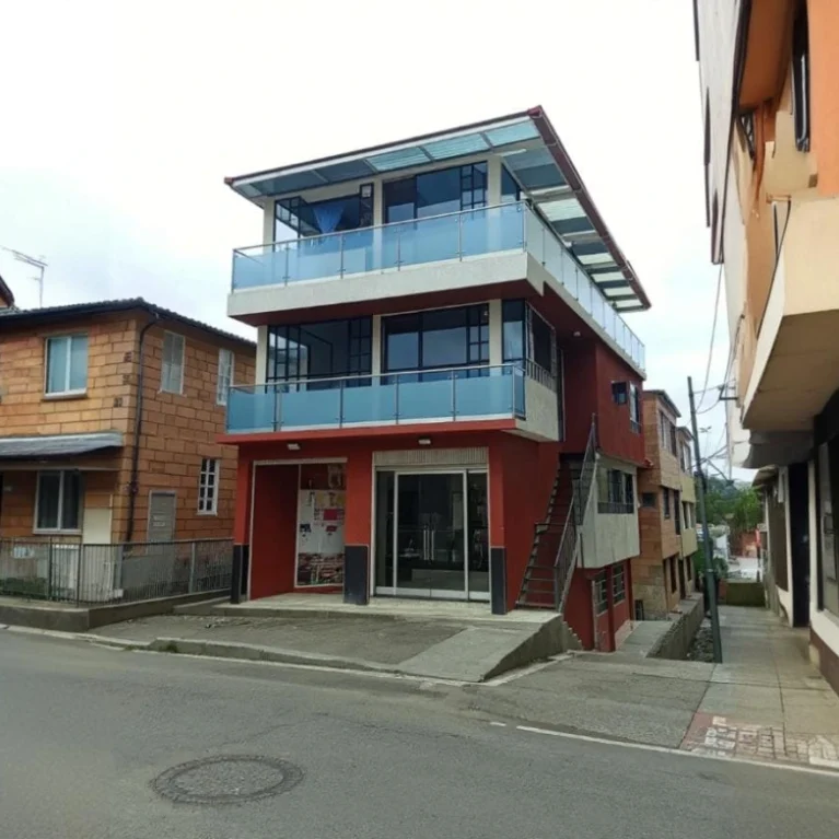 Vivienda terminada de tres pisos con acabados modernos, construida por Construcciones Tapias.