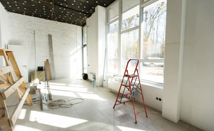 Remodelación en ejecución de vivienda por Construcciones Tapias.